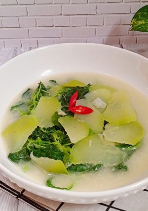 Foto resep Bobor Bayam & Pepaya Muda