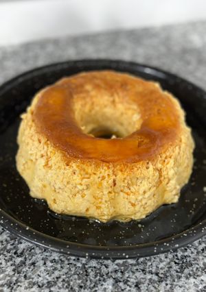 Una foto de Flan Casero en Savarín 18 cm