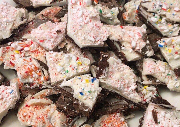 Peppermint bark