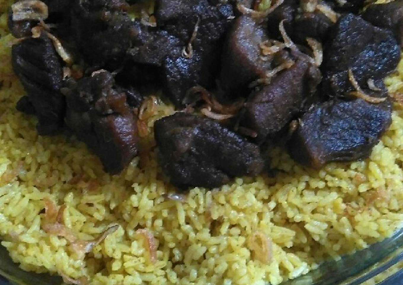 Nasi briyani porsi jumbo