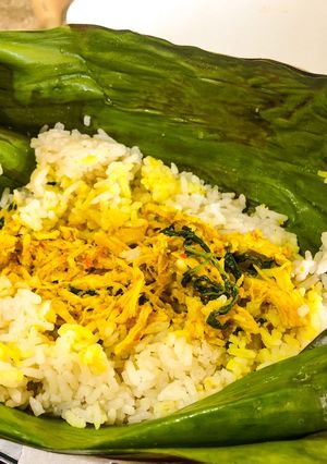 Foto resep Nasi bakar ayam suwir