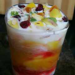 A picture of Phirni Falooda Trifle.