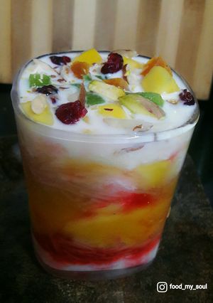 A picture of Phirni Falooda Trifle.