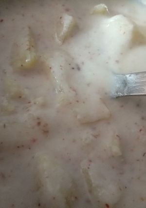 A picture of Pineapple raita.