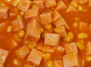 Foto resep Spamming Baked Beans