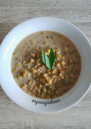 Foto resep 44. BURJO 💚 bubur kacang hijau (no santan)