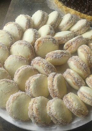 Una foto de Alfajores de maizena