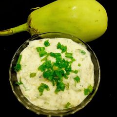 A picture of Eggplant Curd Bharta.
