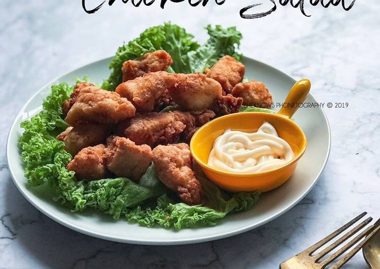 Arahan Buat Chicken Salad Air Fryer #munahmasak yang Mudah