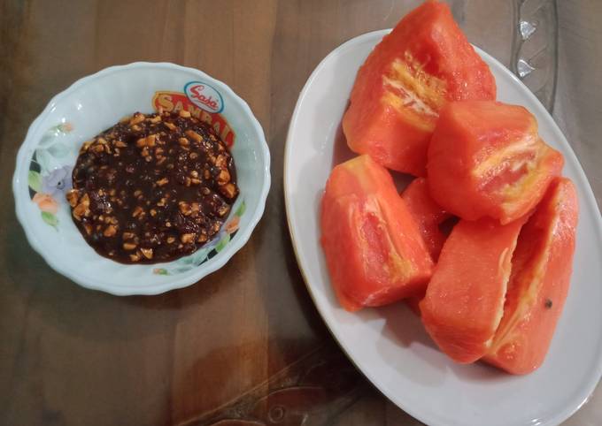 Cara Gampang mengolah RESEP RUJAK BUAH PEPAYA - DAPUR MARISA yang Sempurna