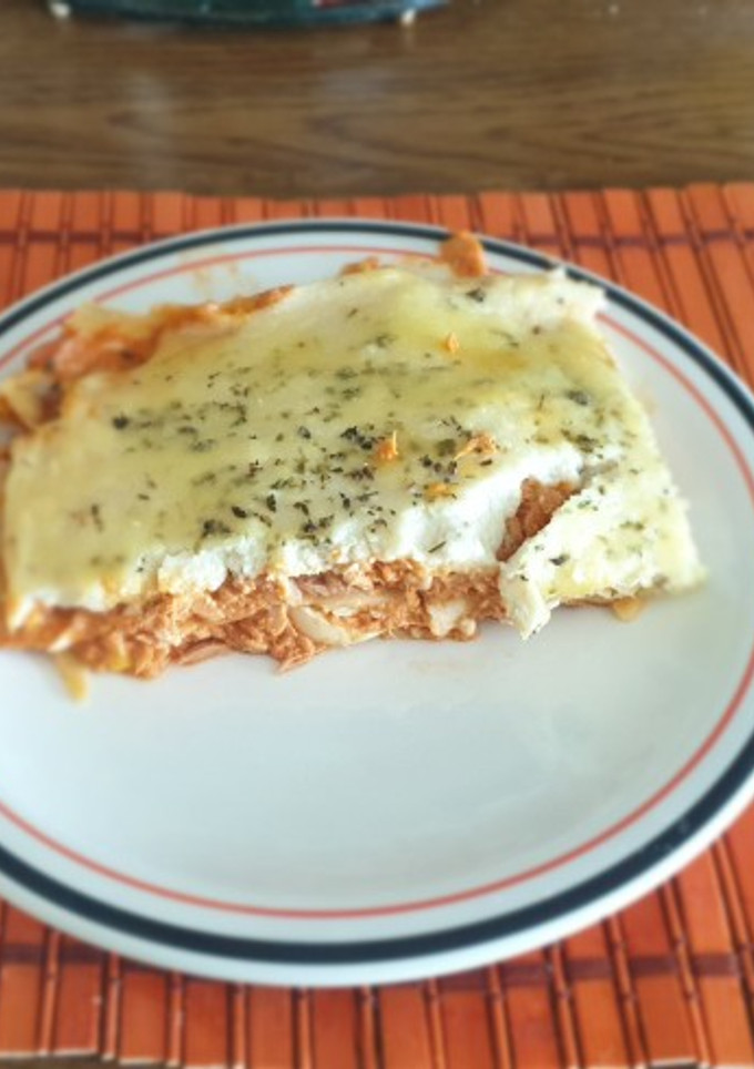Una foto de Lasaña de atún