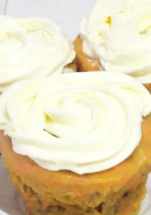 Una foto de Cupcakes light 🥕🍌en sólo 3 minutos