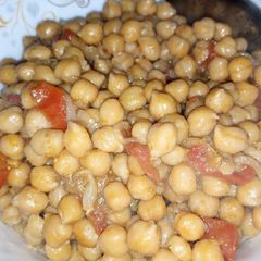 A picture of Chana chat mix.