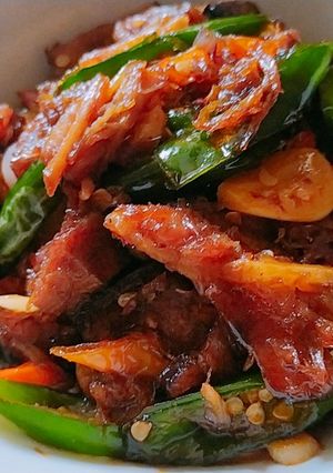 Foto resep Ikan Asap Cabe Ijo