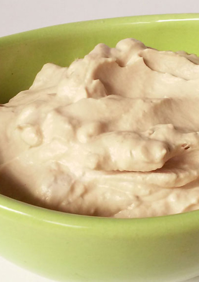 Una foto de Crema de moka para rellenos
