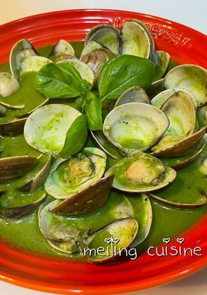 青醬炒蛤蠣 的食譜成品照片