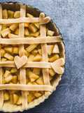 Crostata con cubetti di mele