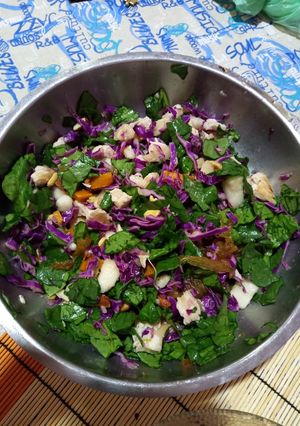 Una foto de Ensalada primavera macrobiótica
