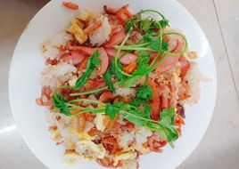 Xôi mặn bằng nồi cơm điện