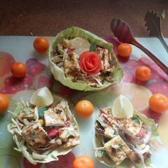 Grilled Paneer Salad A picture of Grilled Paneer Salad.