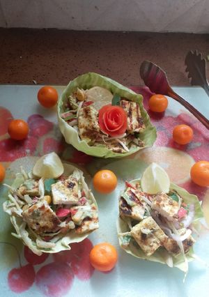 A picture of Grilled Paneer Salad.