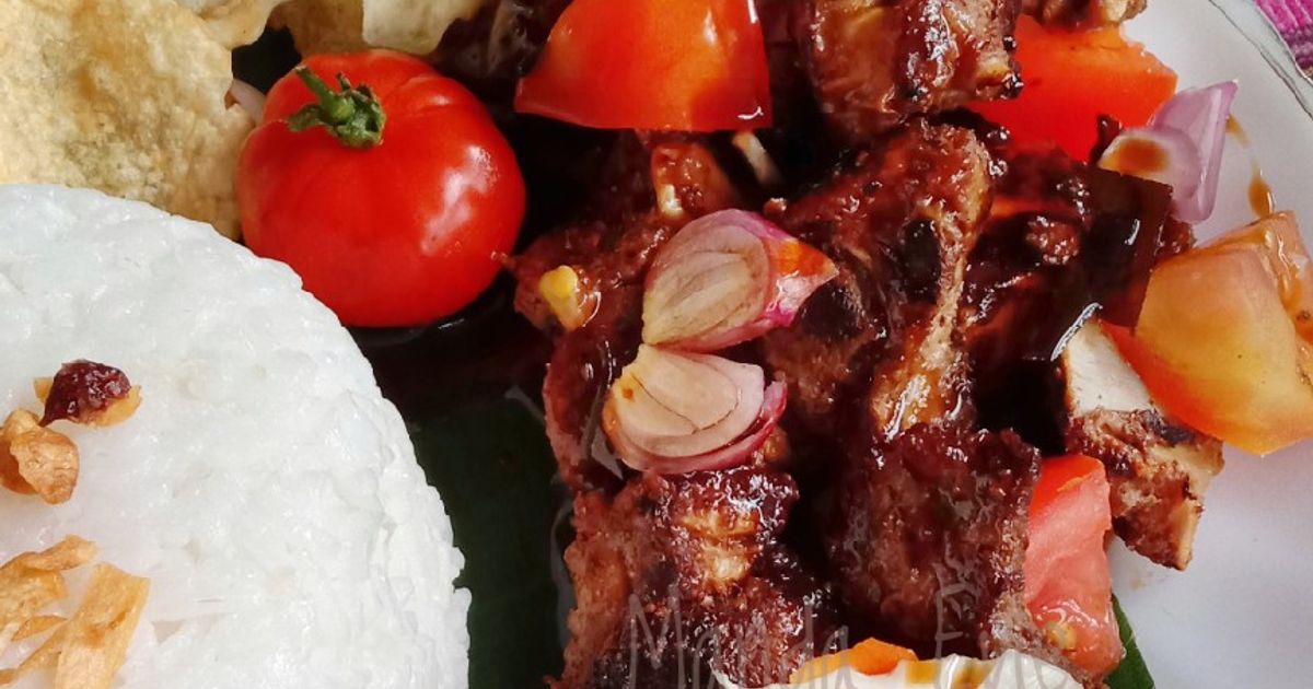 Grill Daging Kambing Bumbu Sate