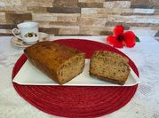 Una foto de budin banana y limon