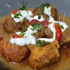 A picture of Malai kofta.