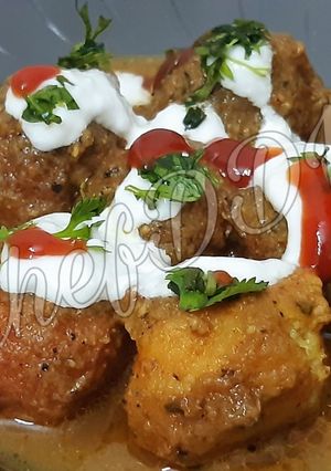 A picture of Malai kofta.
