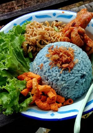 Foto resep Nasi Lemak /Nasi Uduk Bunga Telang