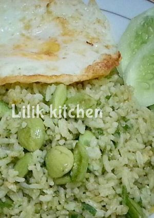 Foto resep Nasi goreng pete cabe ijo
