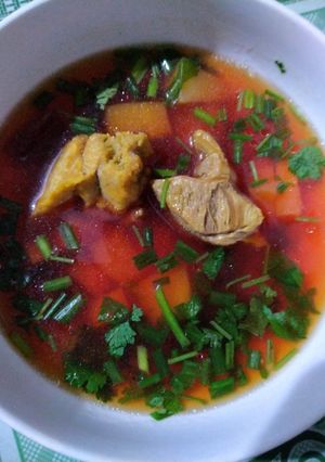 Hình của món Canh xương củ.