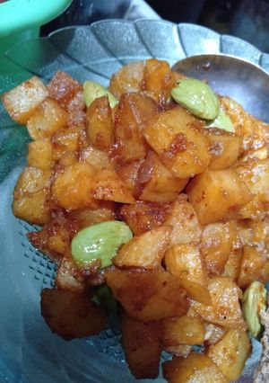Foto resep Sambal kentang pete
