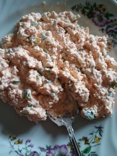 Újhagymás körözött recept fotója