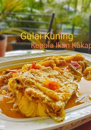 Foto resep Gulai Kuning Kepala Ikan Kakap Khas RM. Padang
