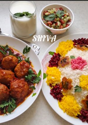 عکسی از دستور کوفته ی مرغ