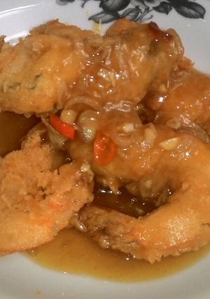 Foto resep Udang Crispy with Steak Sauce