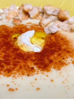 Una foto de Crema de puerros con Thermomix #VERF