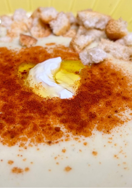 Una foto de Crema de puerros con Thermomix #VERF