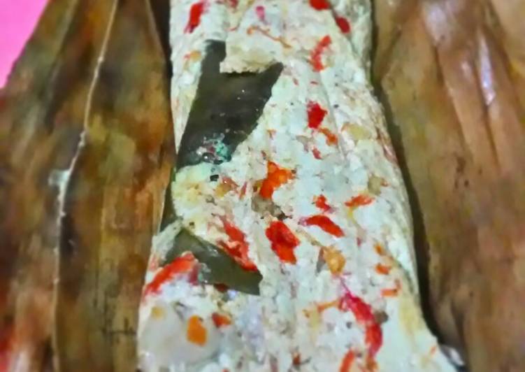 Pepes Tahu Jamur (bumbu ditumis)