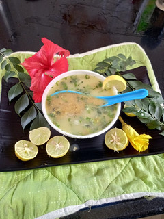 A picture of Healthy and tasty moong dal soup.