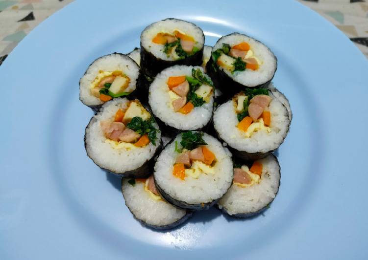 Resep Kimbab ala Mamandok | Cara Mengolah Kimbab ala Mamandok Yang Bisa Manjain Lidah