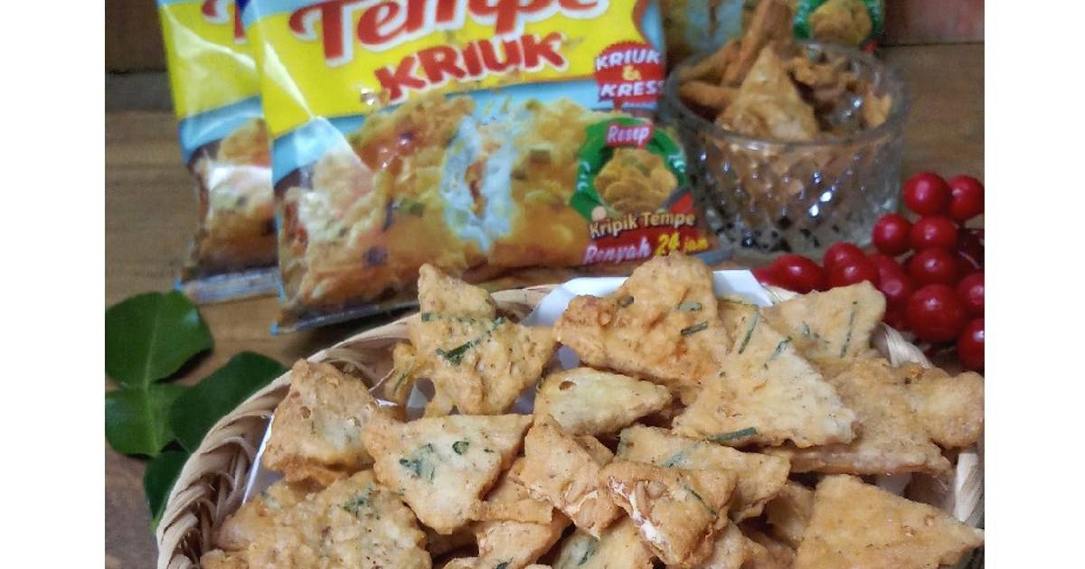 Resep Keripik Tempe Renyah Tahan Lama Enak Dan Mudah Cookpad