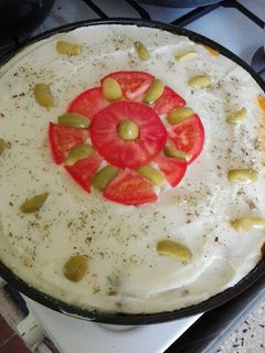 Una foto de Pastel de papas y carne, en sartén!