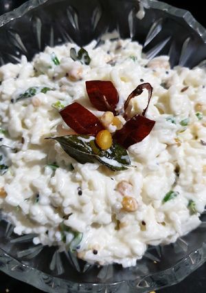 A picture of Curd rice.