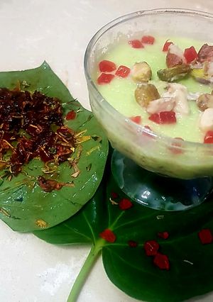 A picture of Paan Ice Cream.