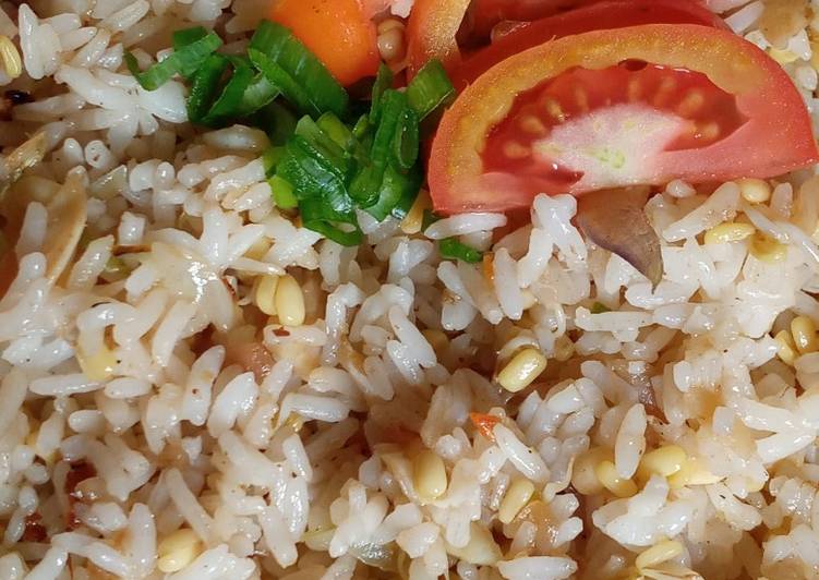 Resep Nasi goreng sayur ngumpet Anti Gagal