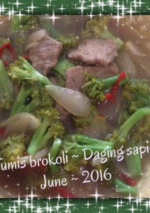 Foto resep Tumis Brokoli,Daging sapi ala rumahku.. 😊