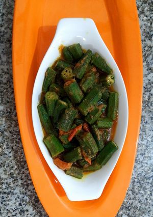 A picture of Bhindi Masala.