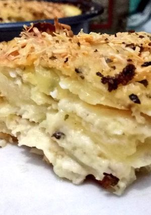Foto resep Kentang Panggang Berlapis